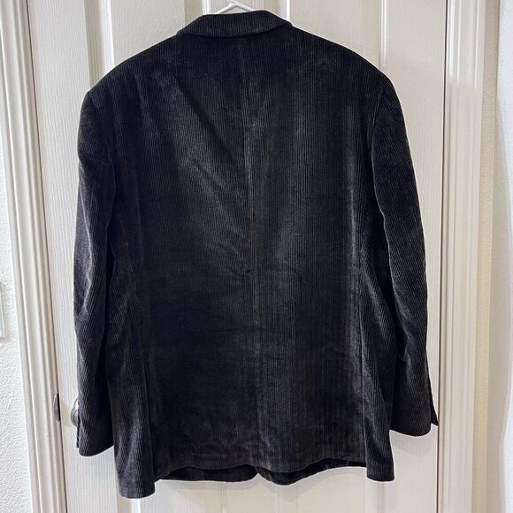 Coconut Grove Brown Corduroy Dress Coat Sport Coat Blazer Cotton Men's Size 46R - Picture 10 of 13